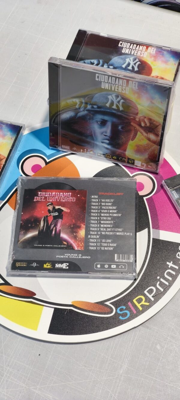 🎵 CD Ciudadano del Universo – Young G Poeta Callejero (GSNation) - Imagen 2